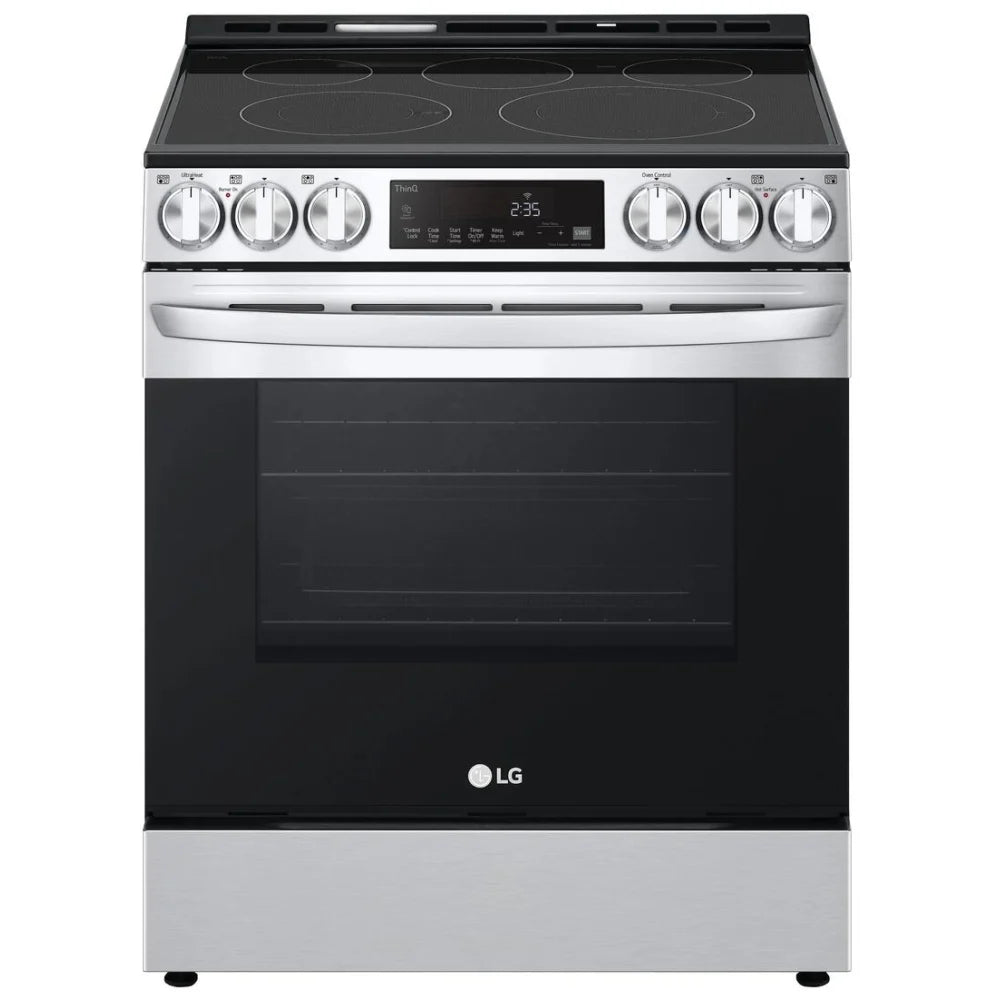 LG 6.3 cu. ft. Smudge Resistant Stainless Steel Smart Wi-Fi Enabled Fan Convection Electric Slide-in Range with Air Fry and EasyClean