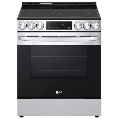 LG 6.3 cu. ft. Smudge Resistant Stainless Steel Smart Wi-Fi Enabled Fan Convection Electric Slide-in Range with Air Fry and EasyClean