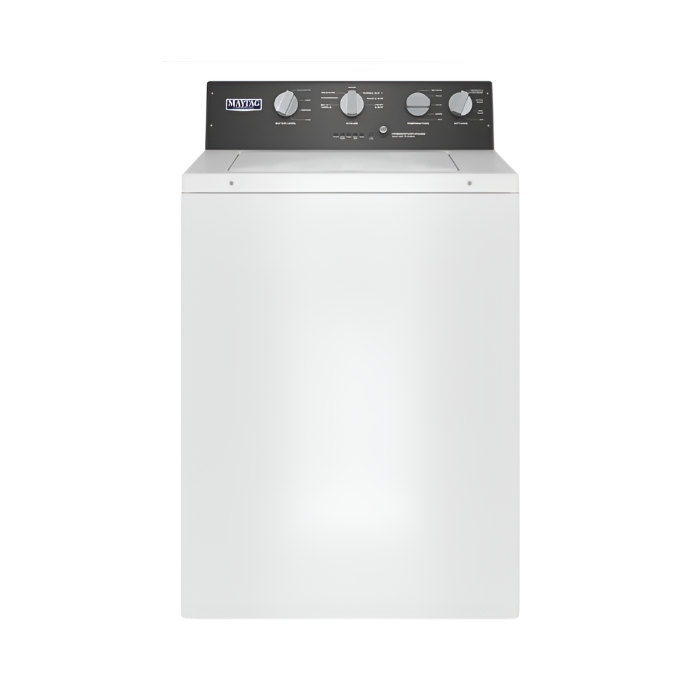 Maytag 4.0 cu ft White Top Load Commercial-Grade Washer with Dual-Action Agitator