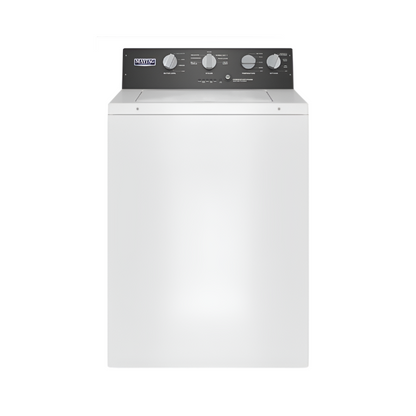 Maytag 4.0 cu ft White Top Load Commercial-Grade Washer with Dual-Action Agitator