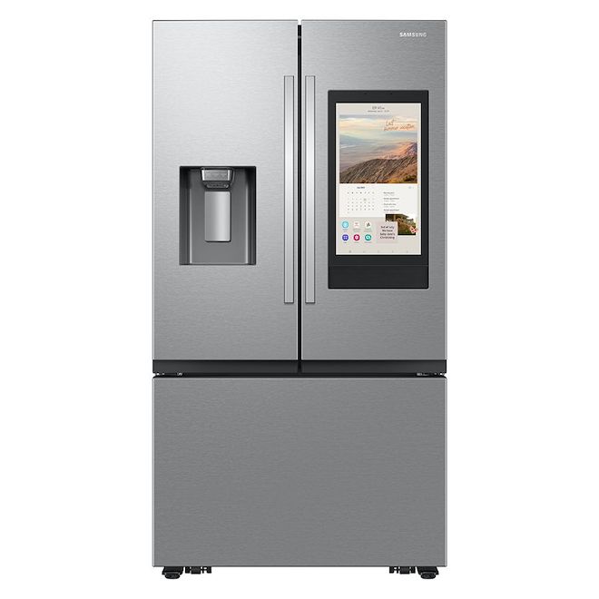 Samsung 36 in. 30 cu. ft. Stainless Steel 3 Door French Door Refrigerator with Family Hub