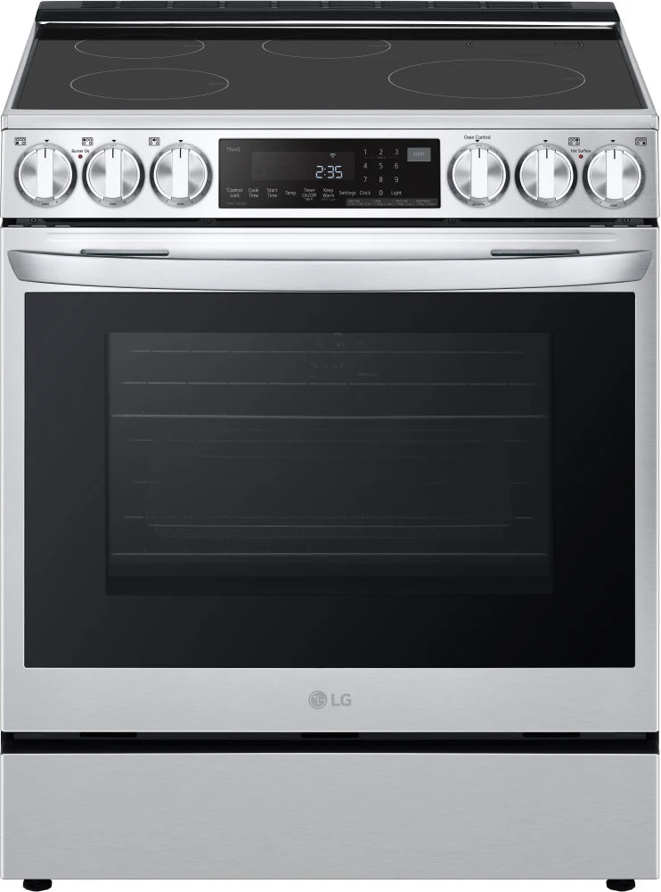 LG 30" 6.3 cu ft. Stainless Steel Induction Slide-in Range with ProBake Convection