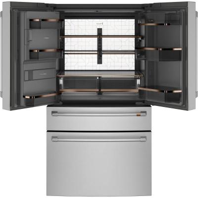 Café 36 in. 22.3 cu.ft. Counter Depth French Door Refrigerator with LED Rear Panel